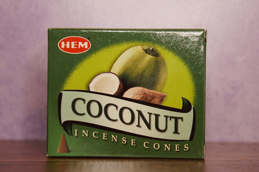 HEM Coconut Cone Incense (10 Cones)