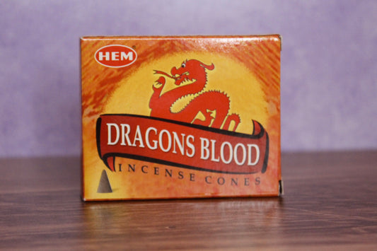 HEM Dragon’s Blood Cone Incense (10 Cones)