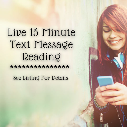 Live Text 15-Minute Psychic Reading